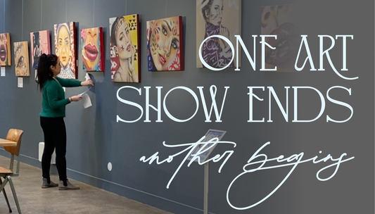 A Day in the Life of an Artist: From Wrapping Up to Setting Up Two Art Exhibitions