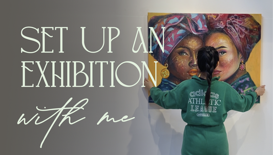 How to Set Up a Professional Art Exhibition with Me