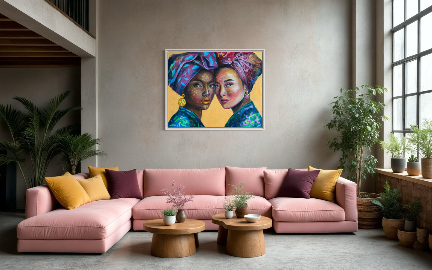 "Africasia" Contemporary portrait - Fine Art Print Limited Edition