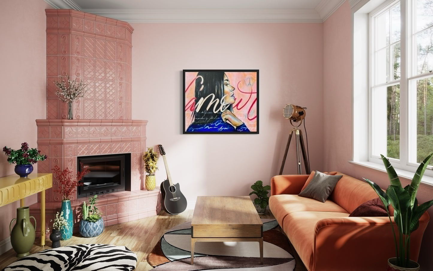 "France" Fine Art Print portrait woman