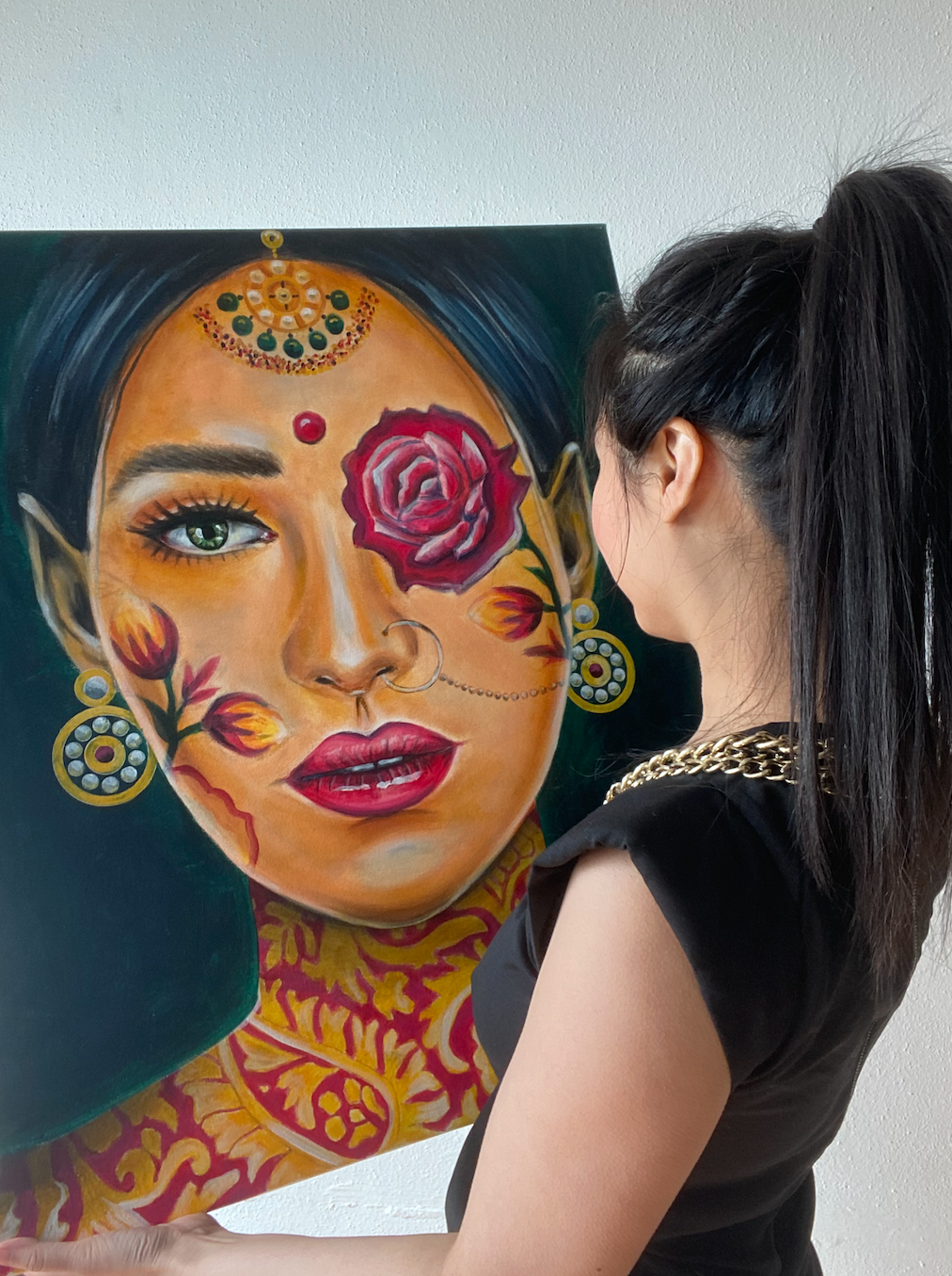 "India" Fine Art Print portrait woman