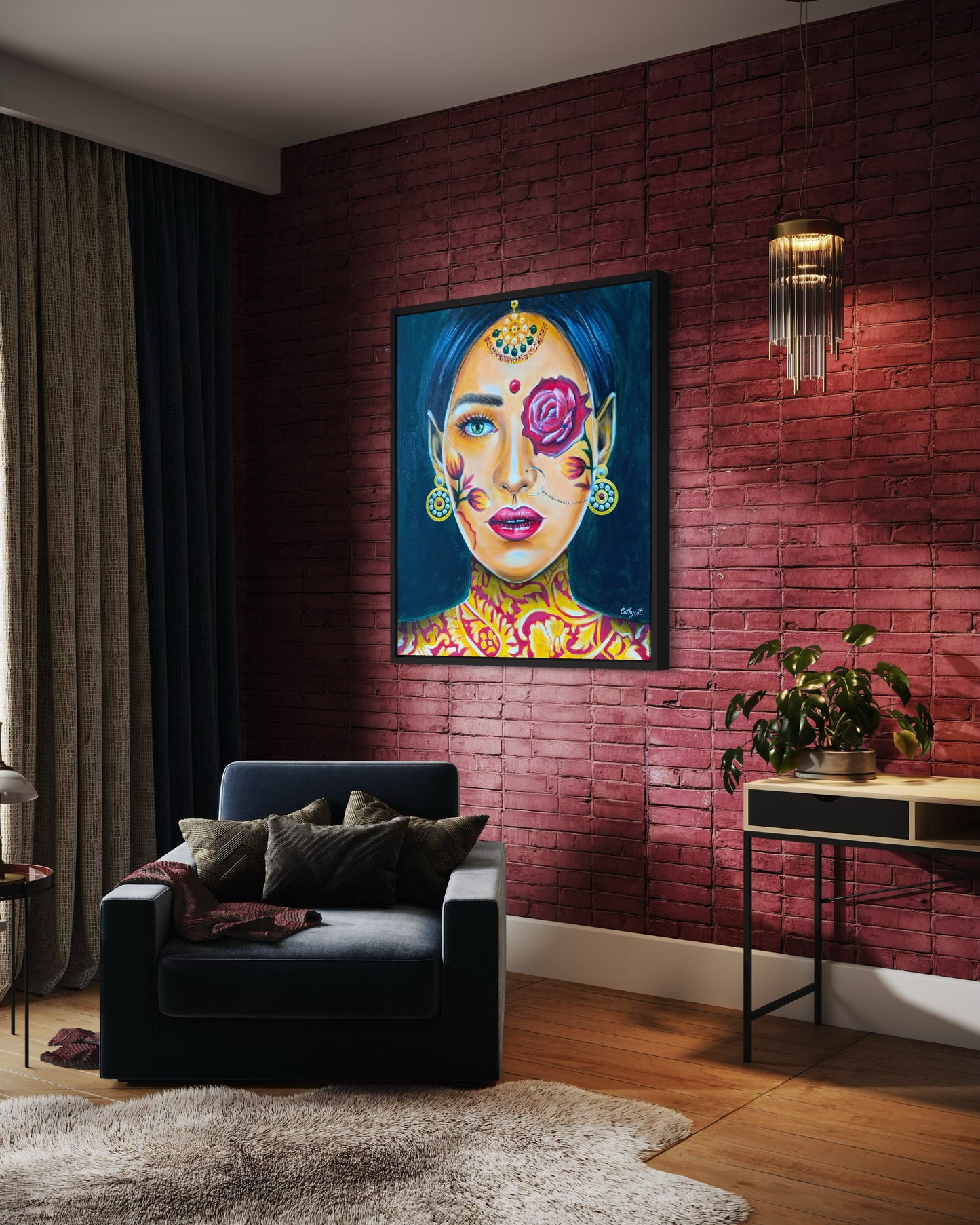 "India" Fine Art Print portrait woman