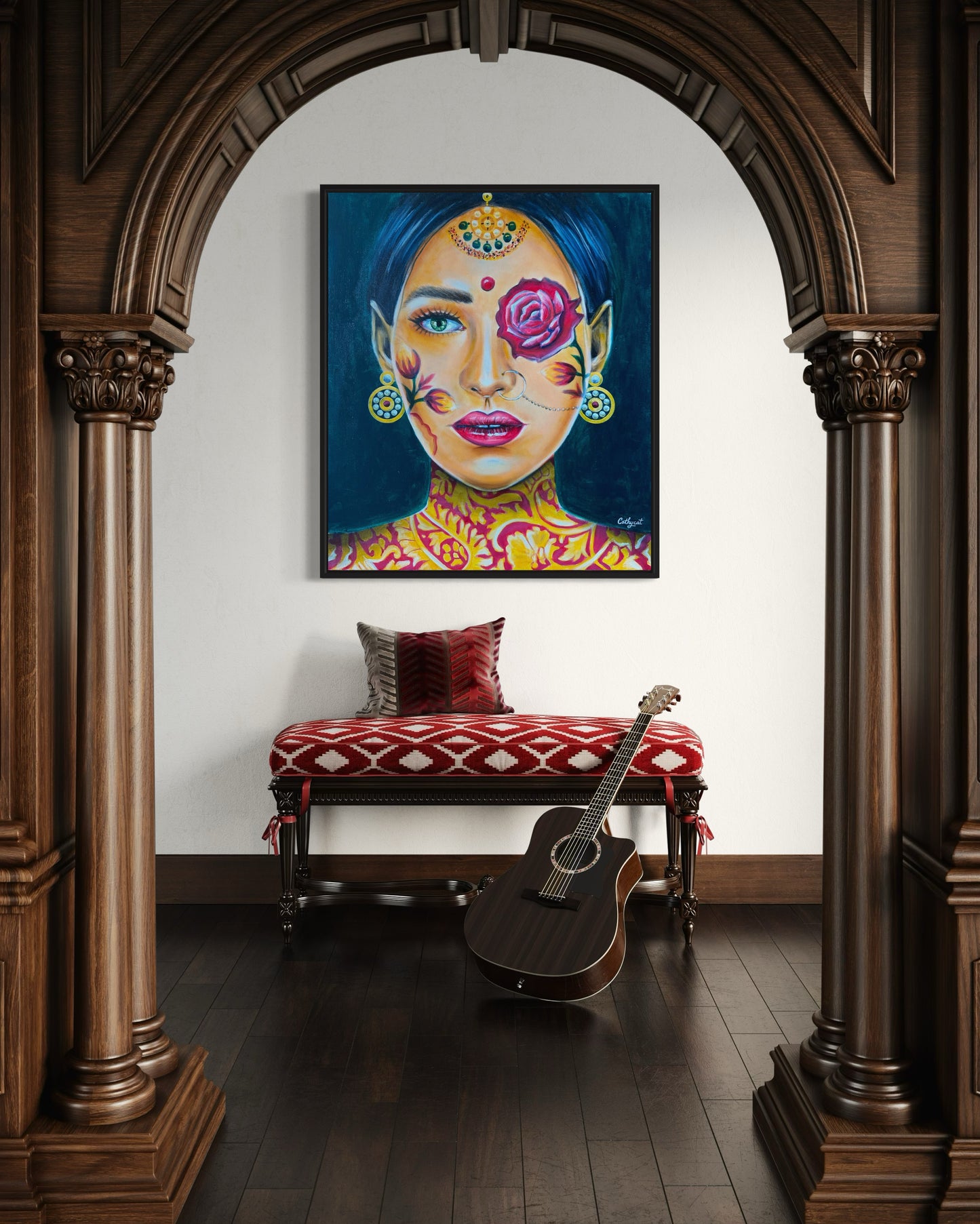 "India" Fine Art Print portrait woman