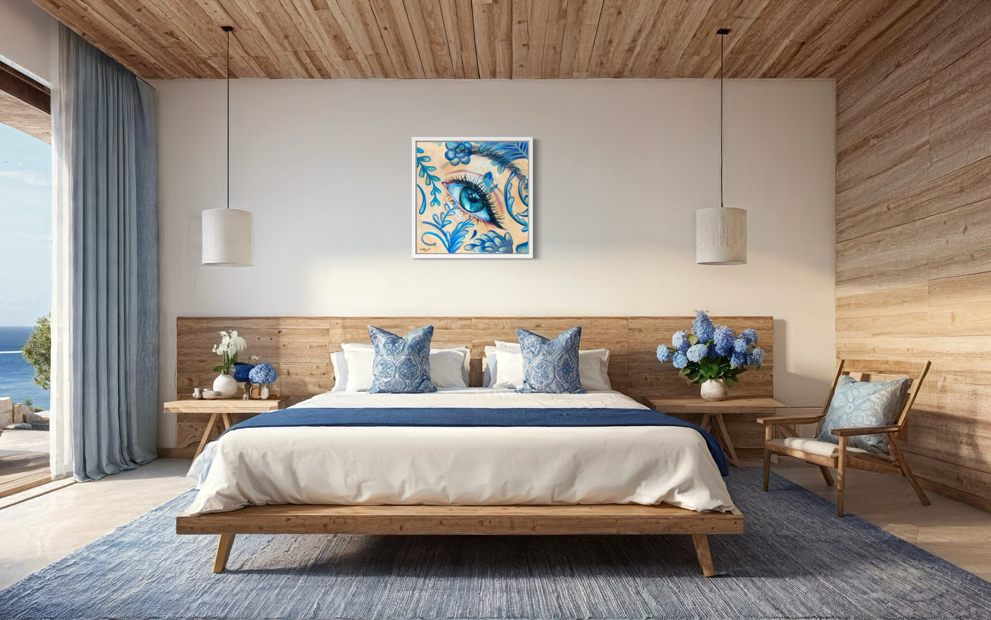 "Dutch eye" Original portrait woman painting