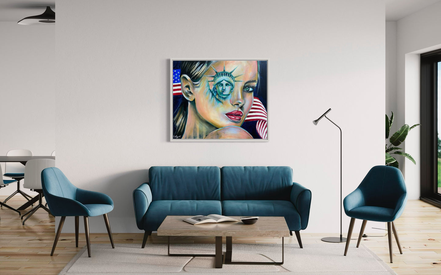 USA Fine Art Print portrait woman