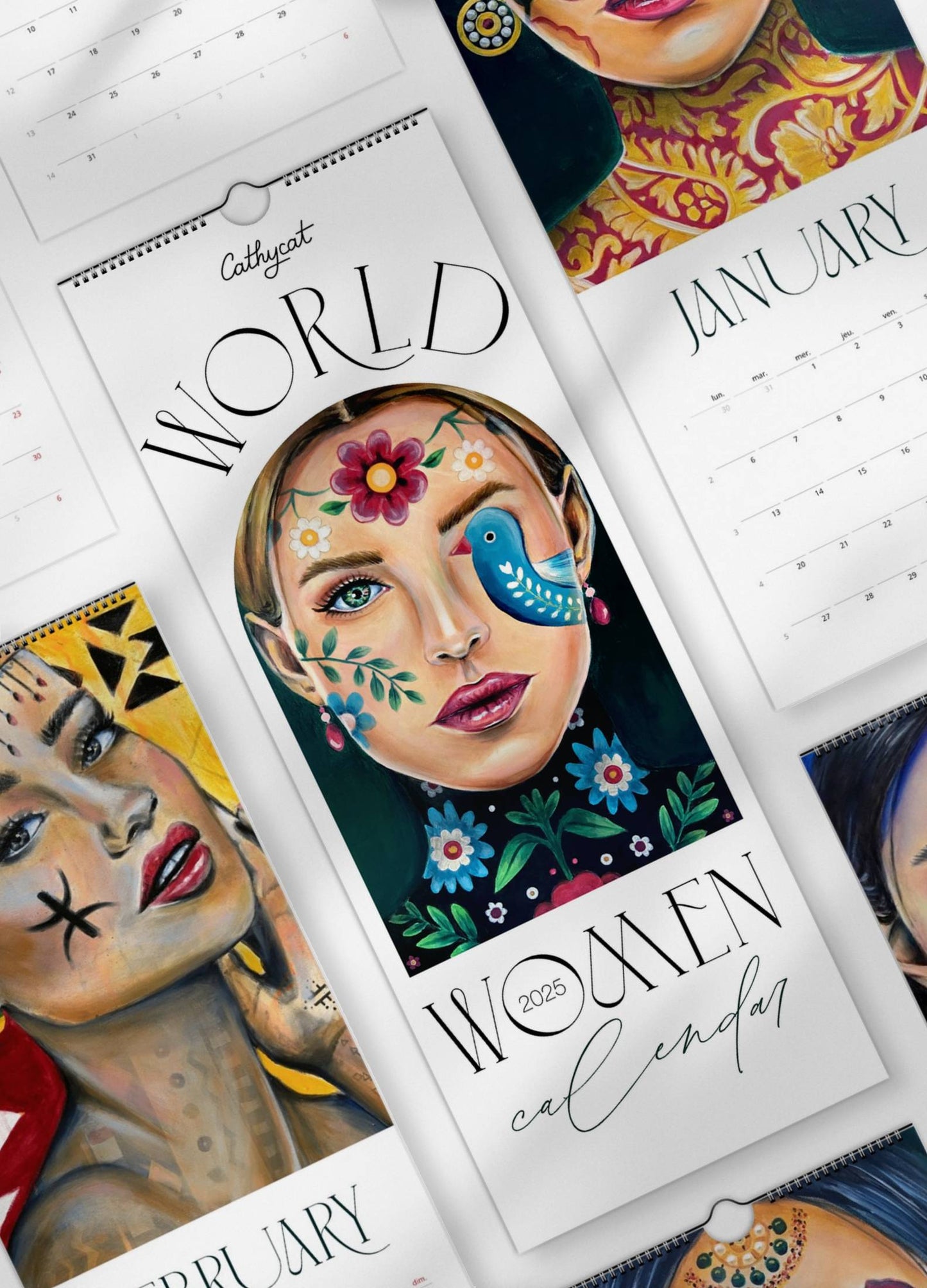 Fine Art Calendar portrait woman 2025