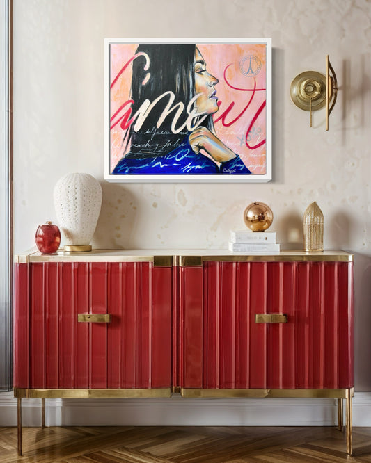 "France" Fine Art Print portrait woman