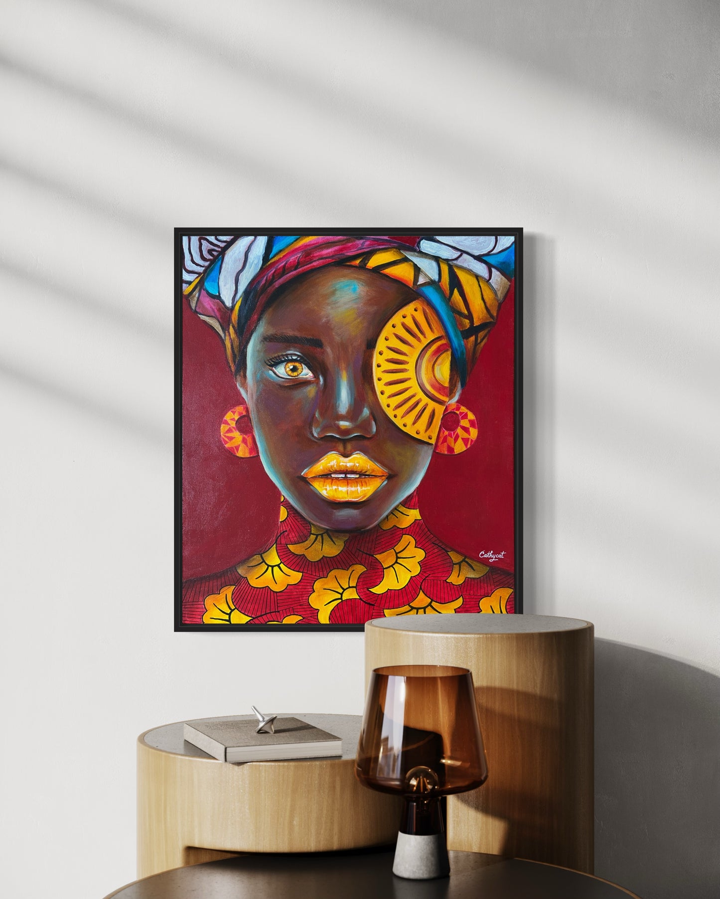 "Mali" Canvas portrait woman print