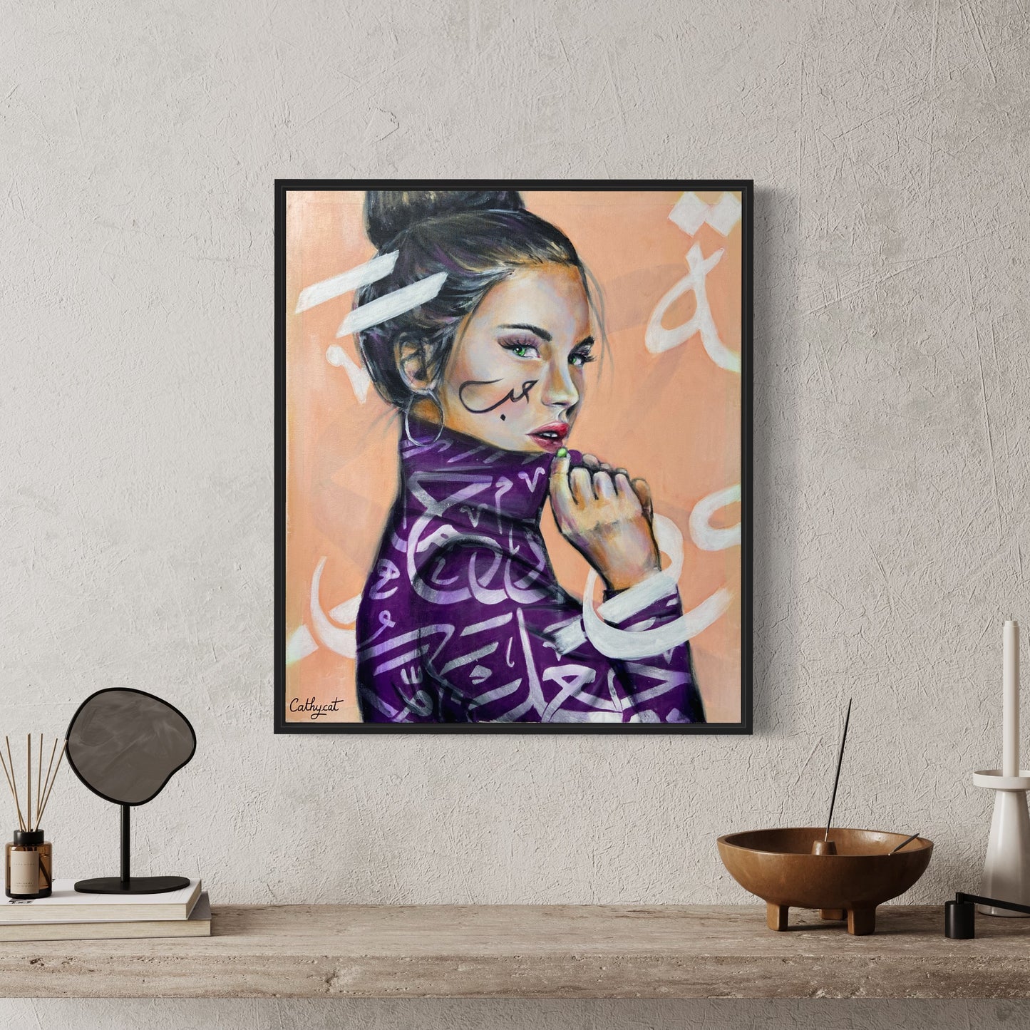 "Morocco" Canvas portrait woman print