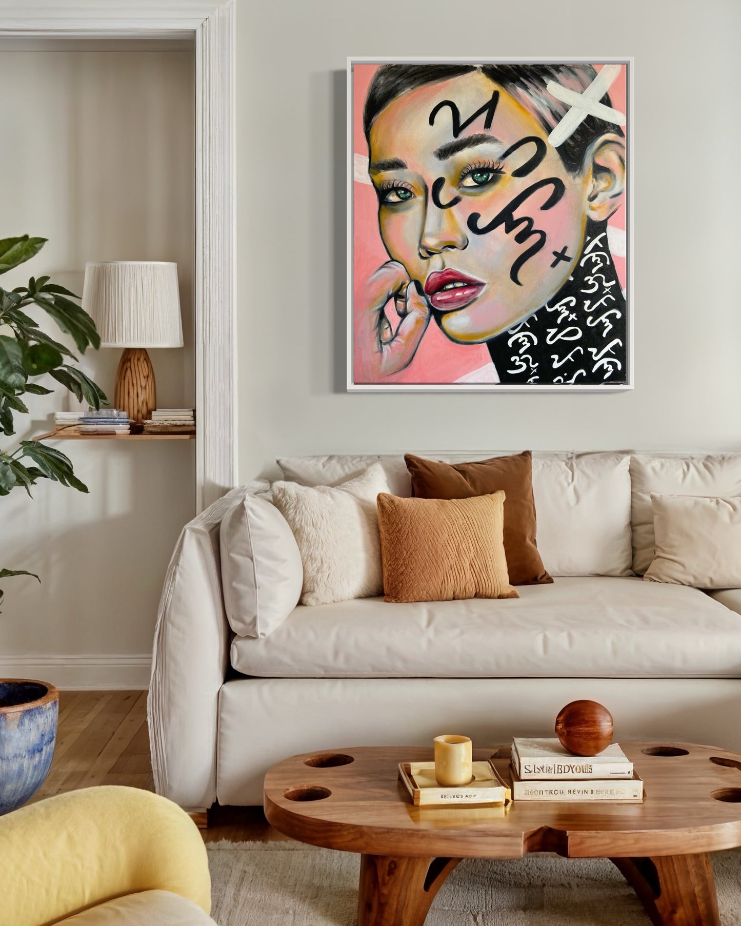 "Philippines" Original portrait woman painting