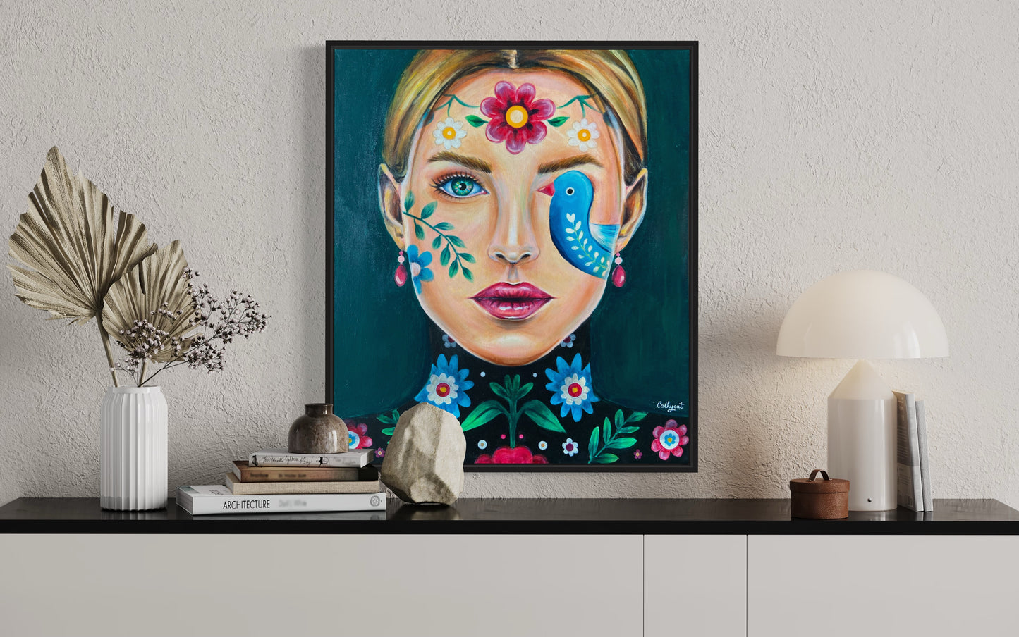 "Poland" Canvas portrait woman print