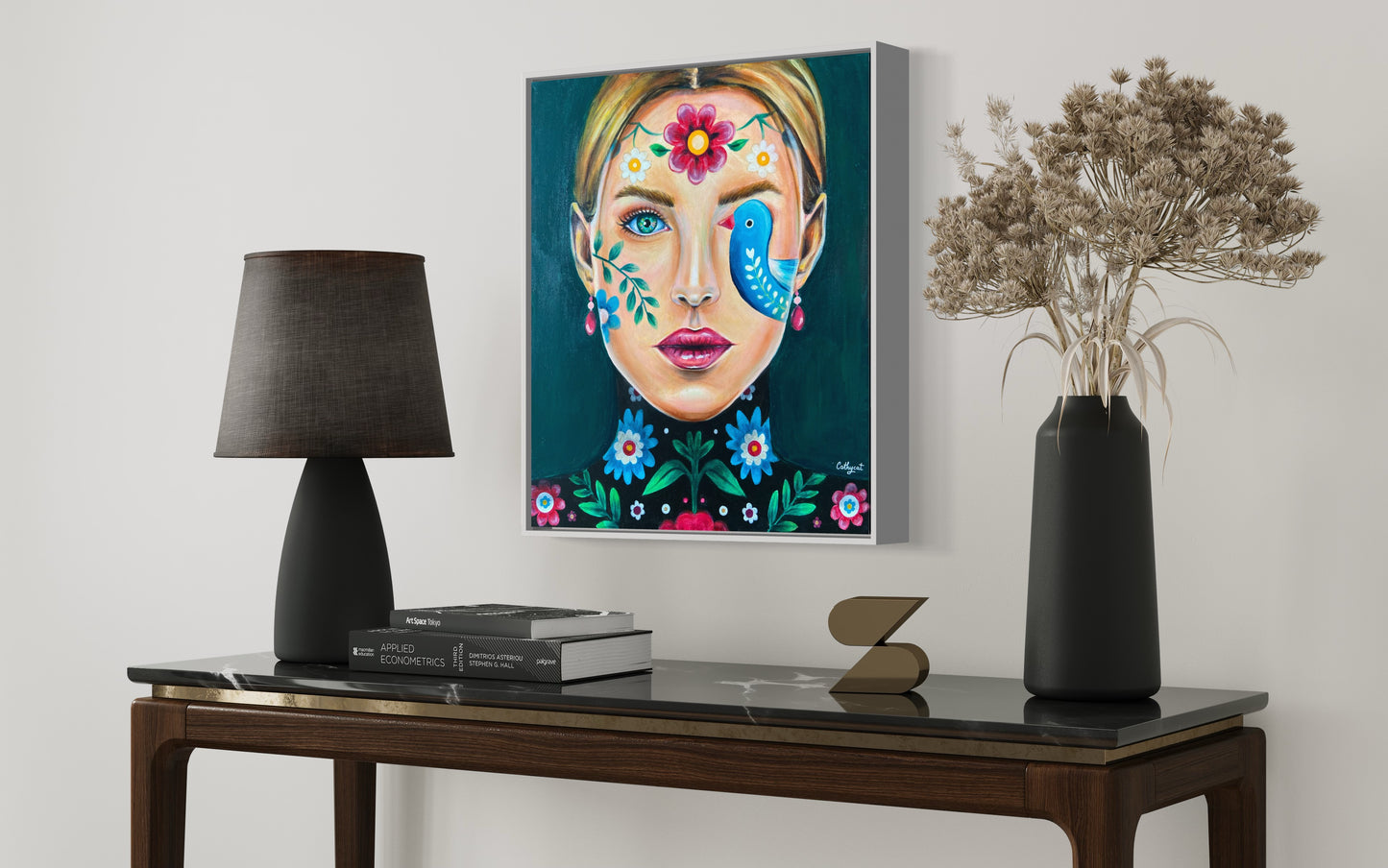 "Poland" Canvas portrait woman print